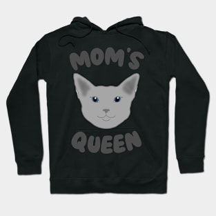 Mom's Queen Grey Hoodie